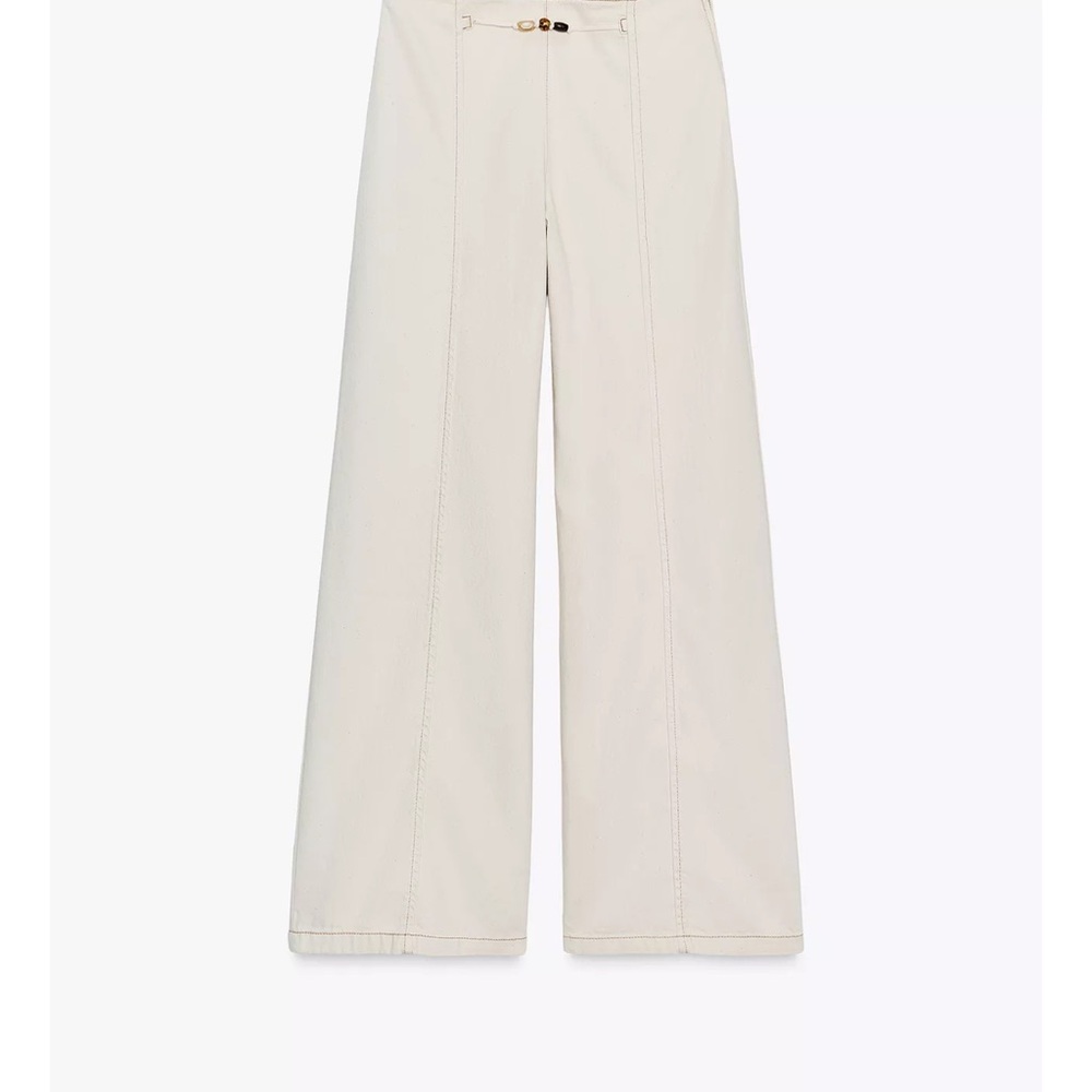 Zara Wide Leg Beaded Pants